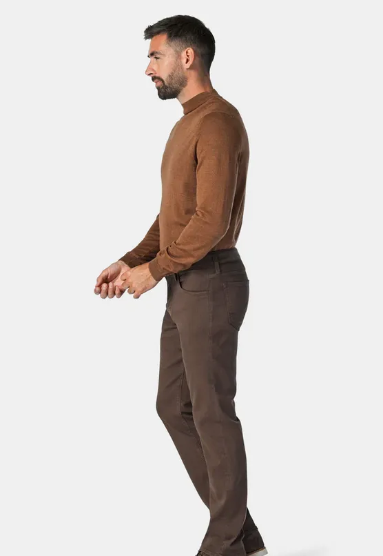 34 Heritage Cool Tapered Leg Pants In Cafe Comfort