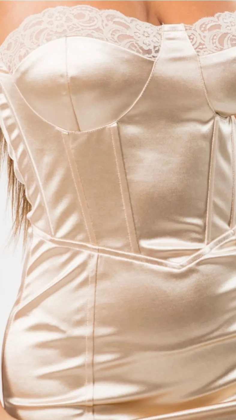 Adelina Dress - Champagne