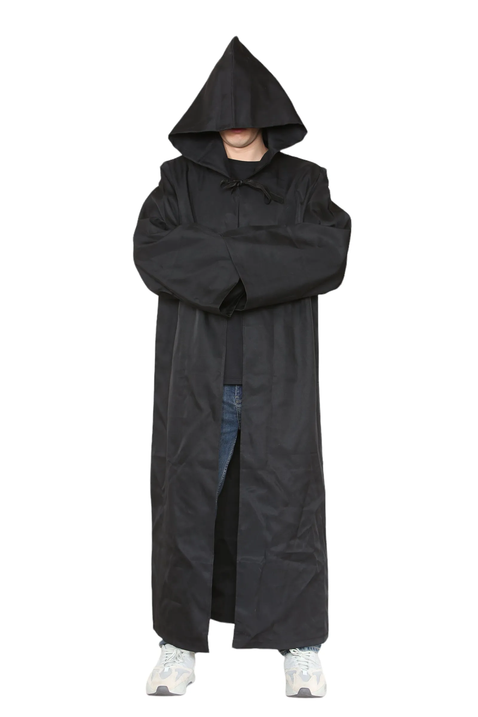 Adult Medieval Tunic Hooded Robe Cosplay Costume Cape