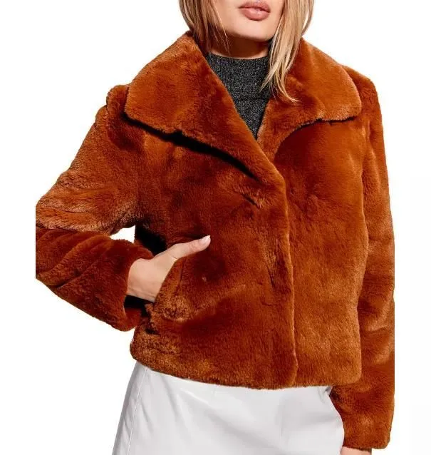 ALBA FAUX FUR CHUBBY JACKET