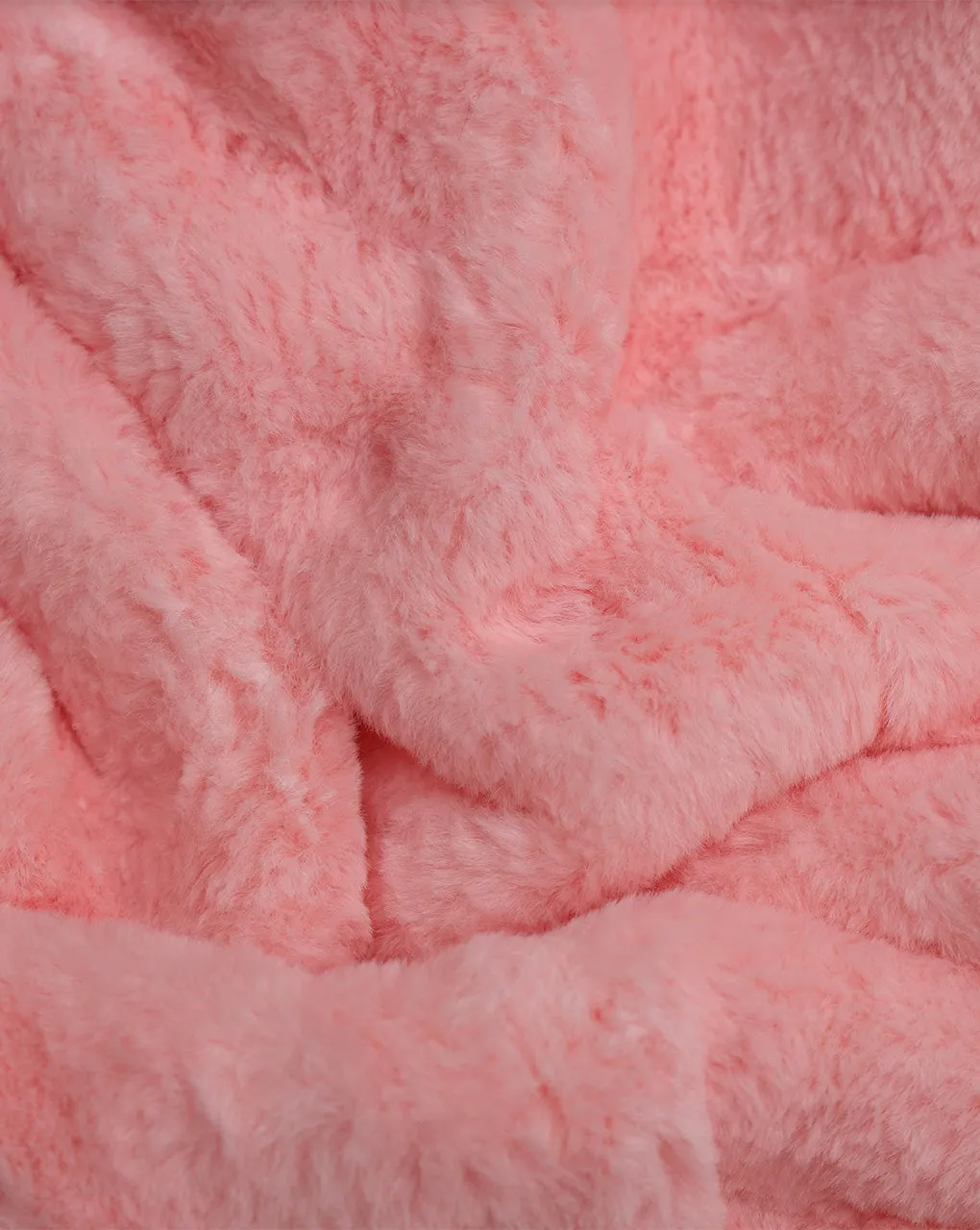 BABY PINK ARTIFICIAL FUR FABRIC