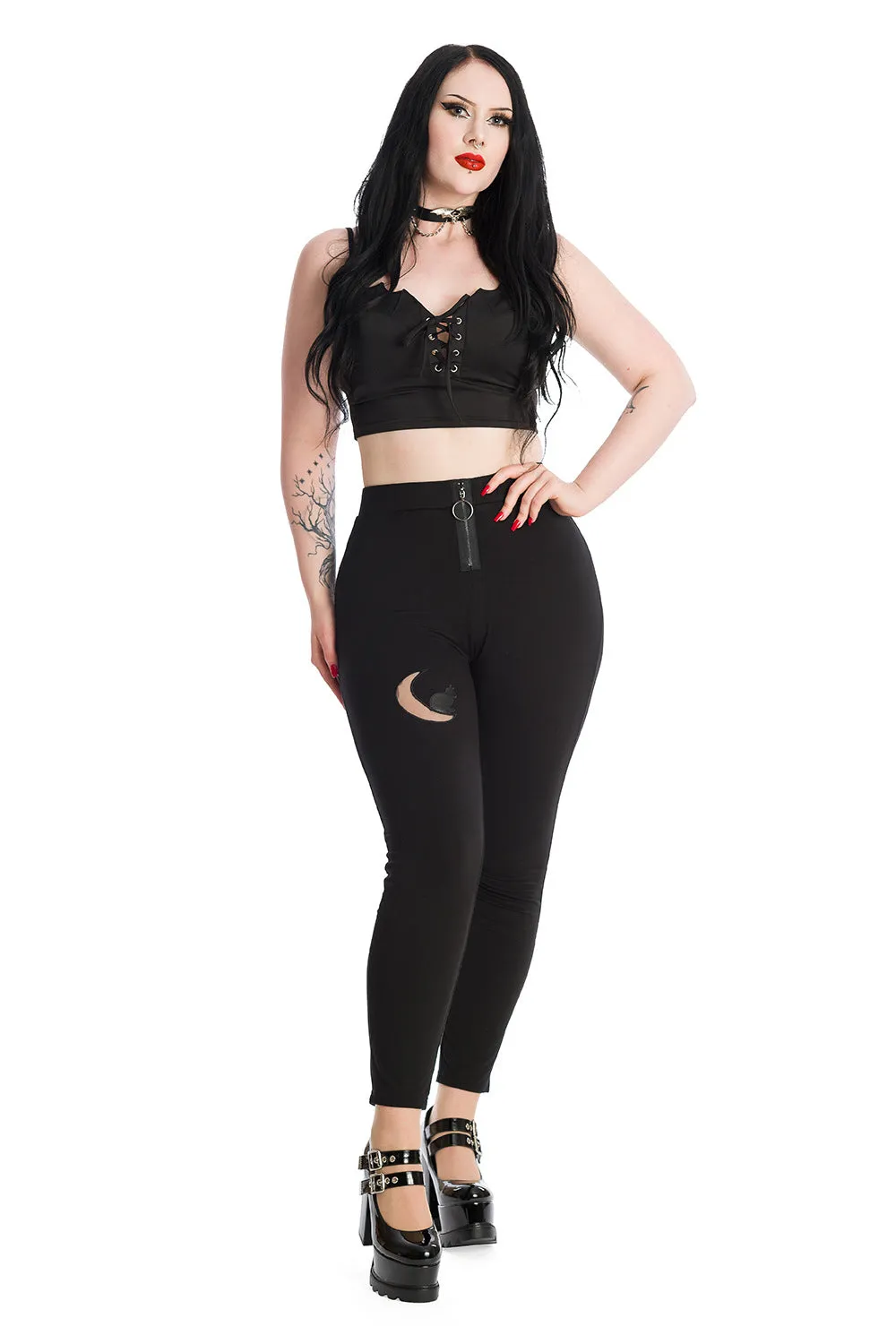 Banned Alternative Bernia Batwing Crop Top