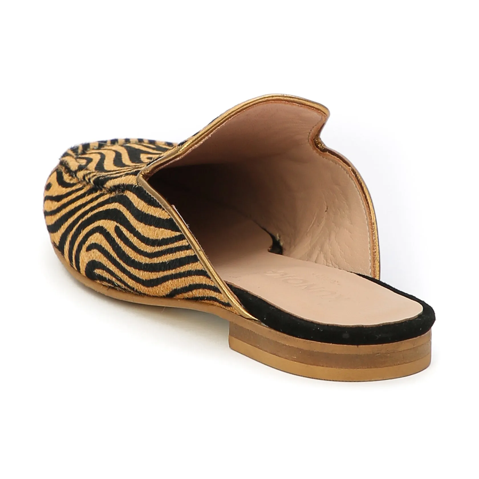 BARBARA slip-on mule - quagga