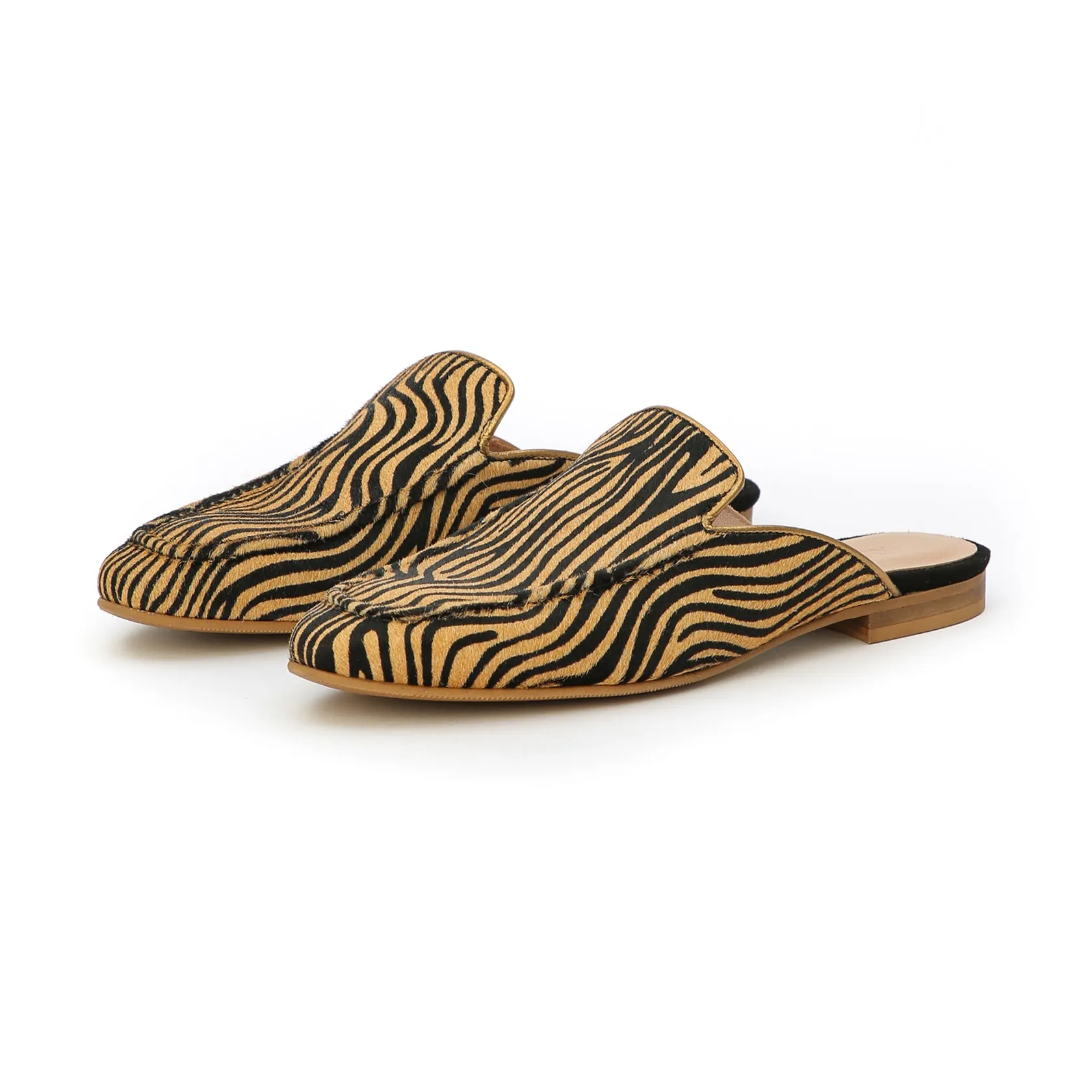 BARBARA slip-on mule - quagga
