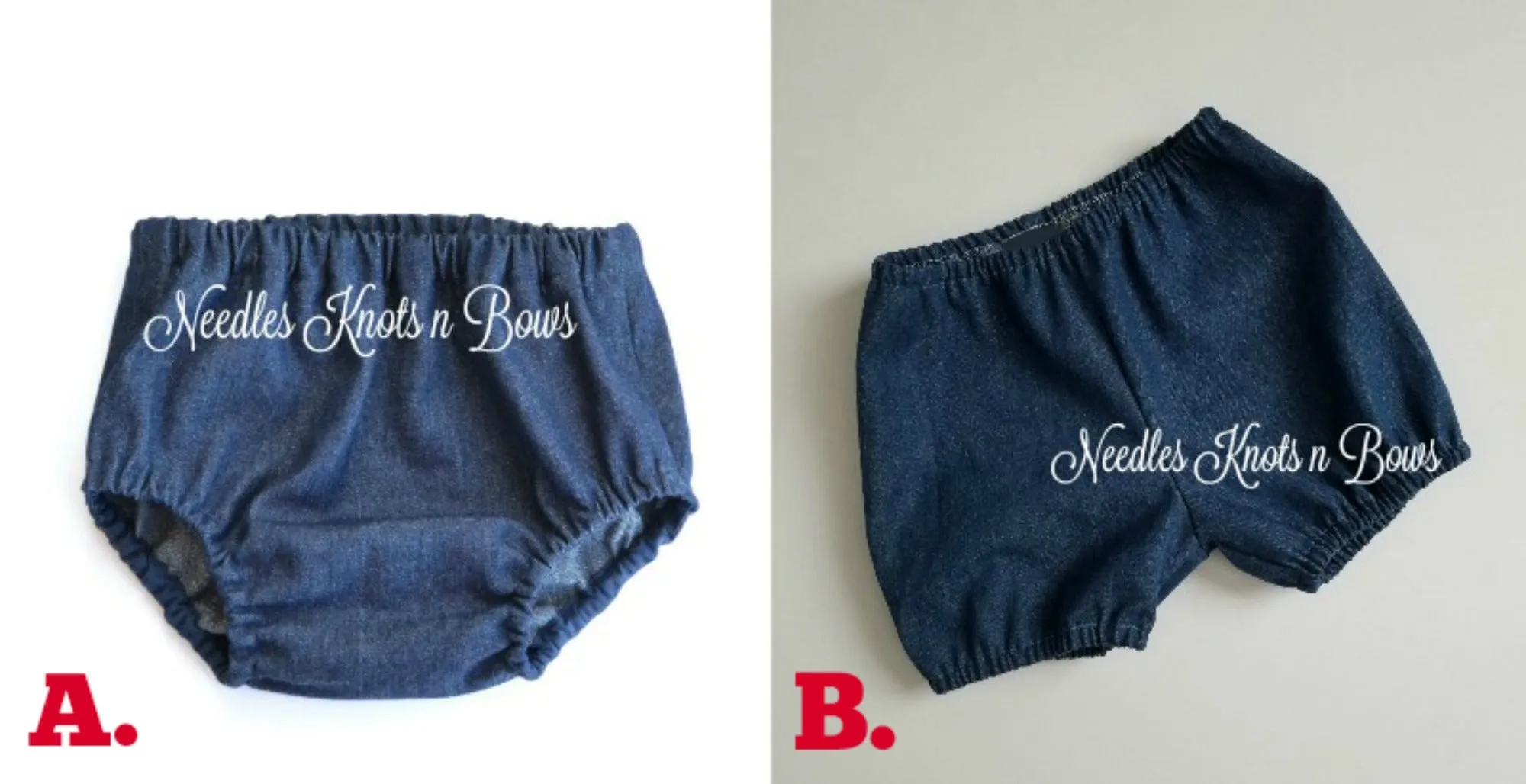 Blue Seersucker Diaper Cover for Babies & Toddlers