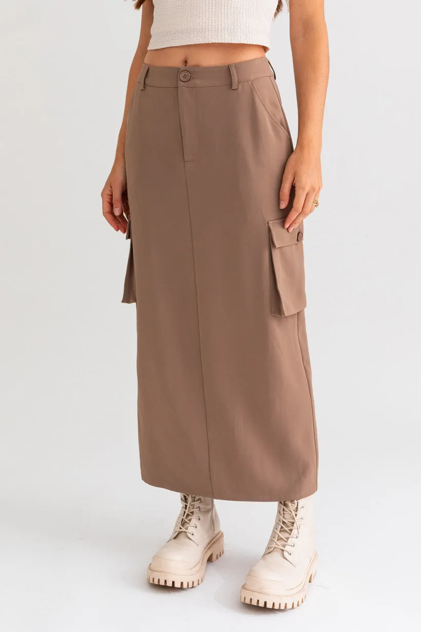 Cargo Midi Skirt