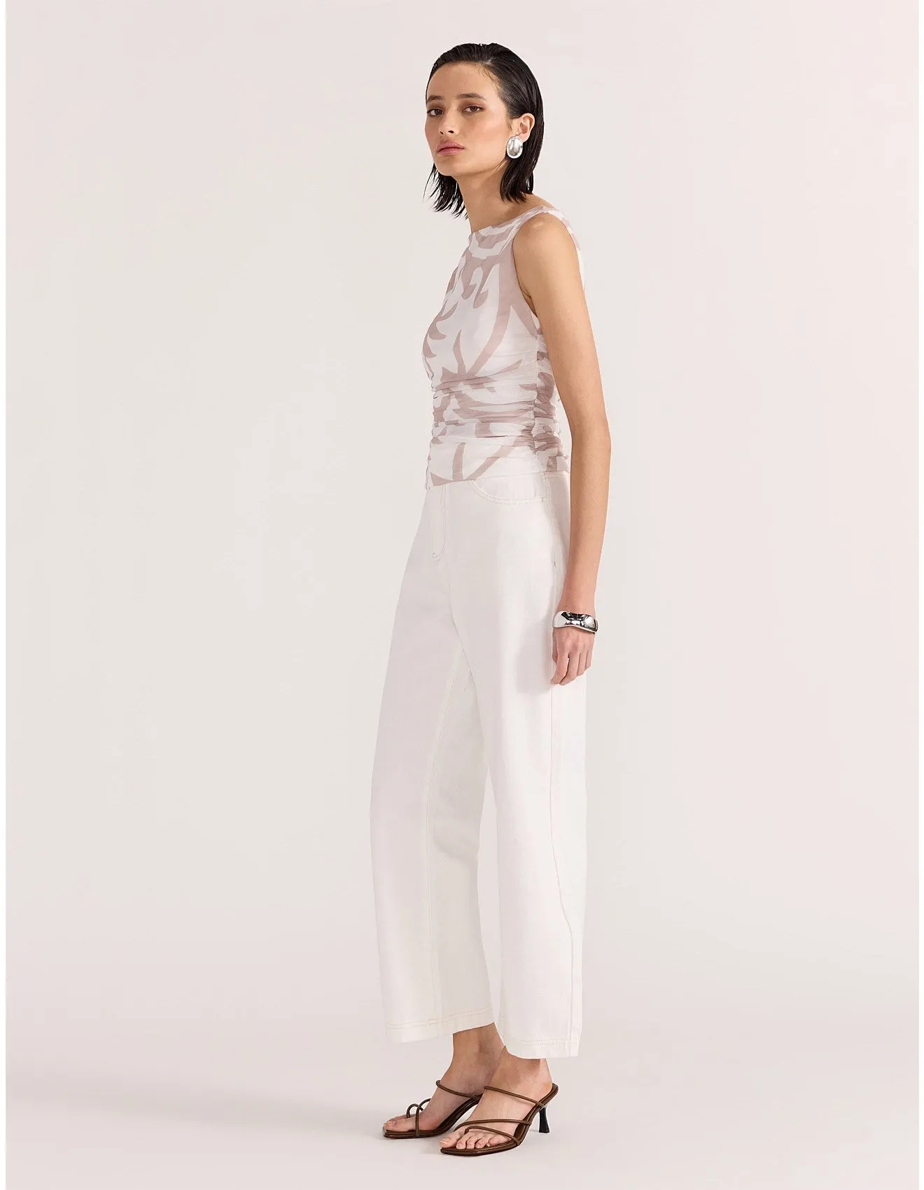 CELESTE MESH TOP