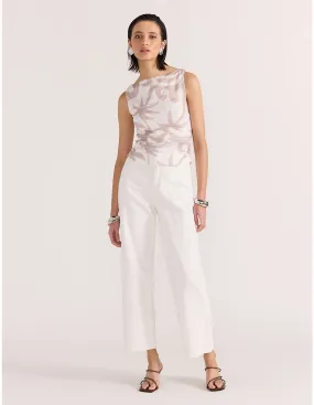 CELESTE MESH TOP