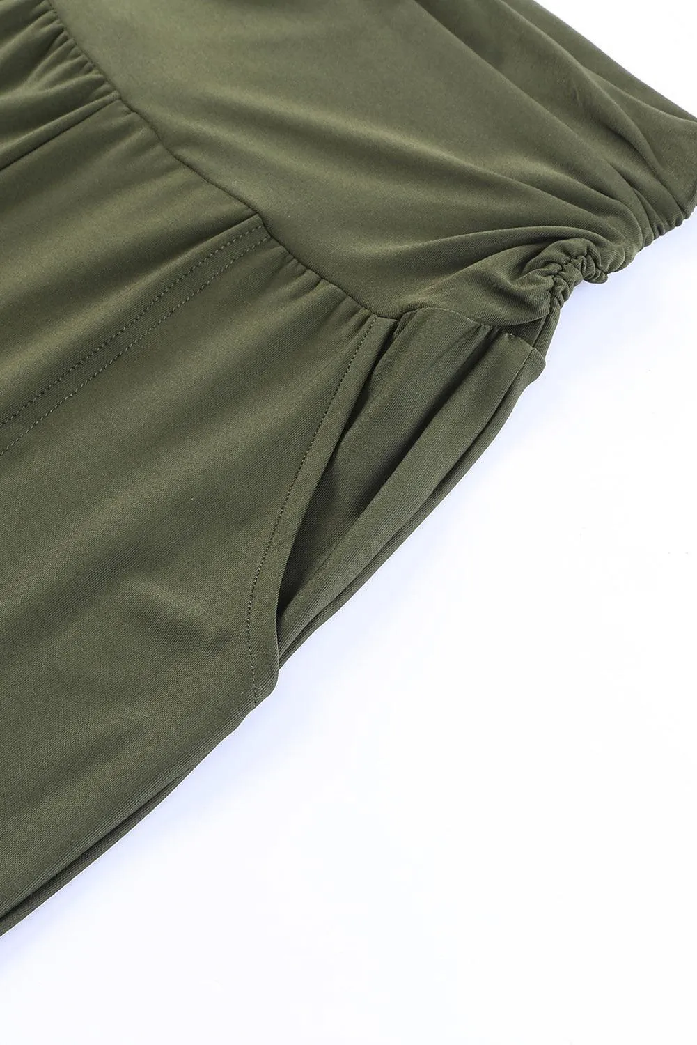 Contented Wide Waistband High Waist Joggers