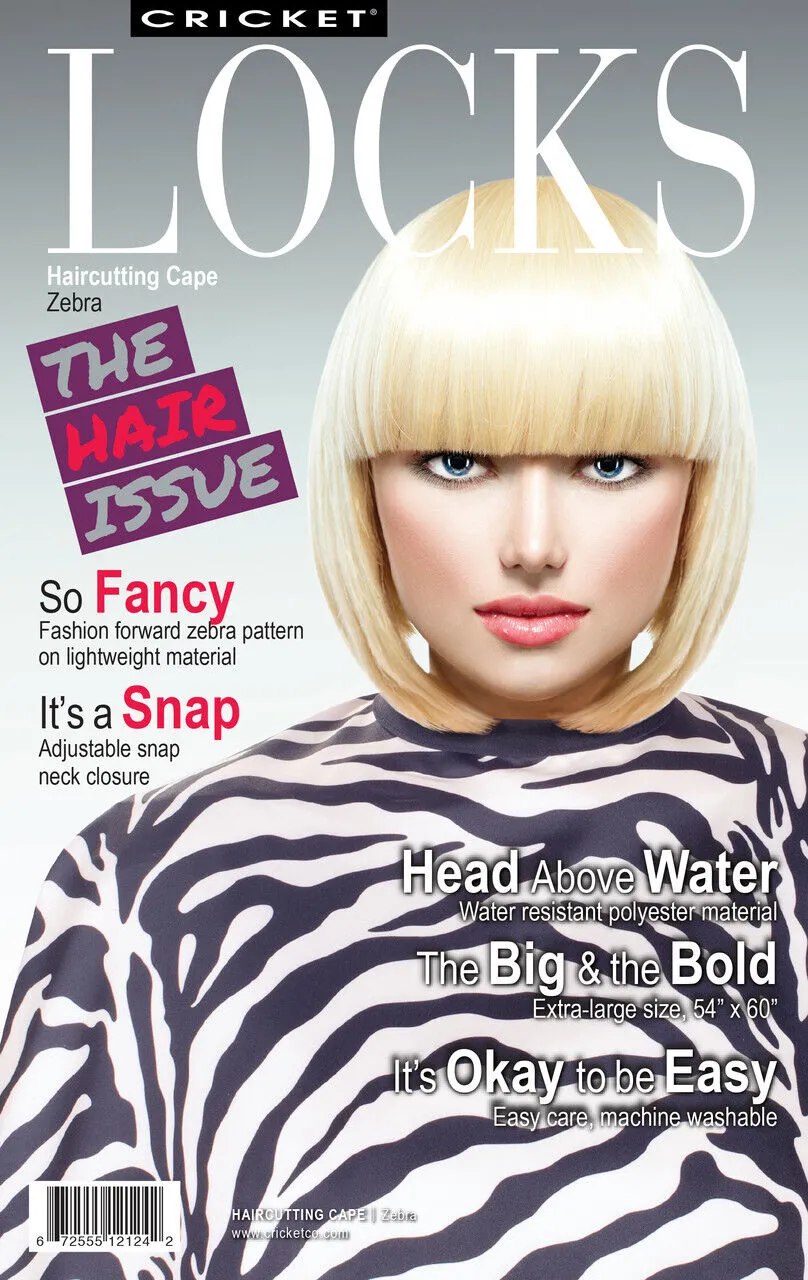 Cricket Locks Haircutting Cape Zebra