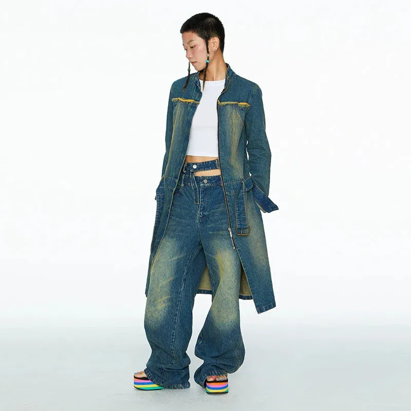 Denim Trench Coat