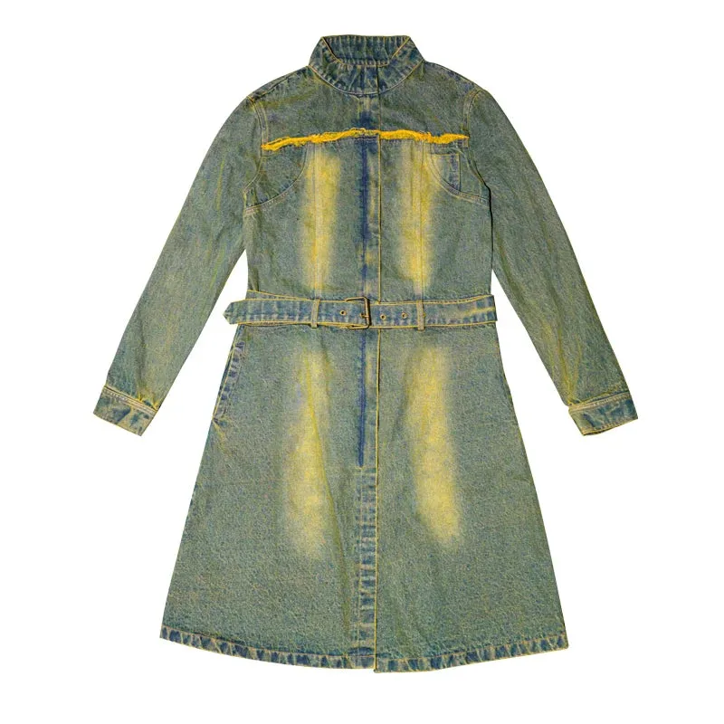 Denim Trench Coat