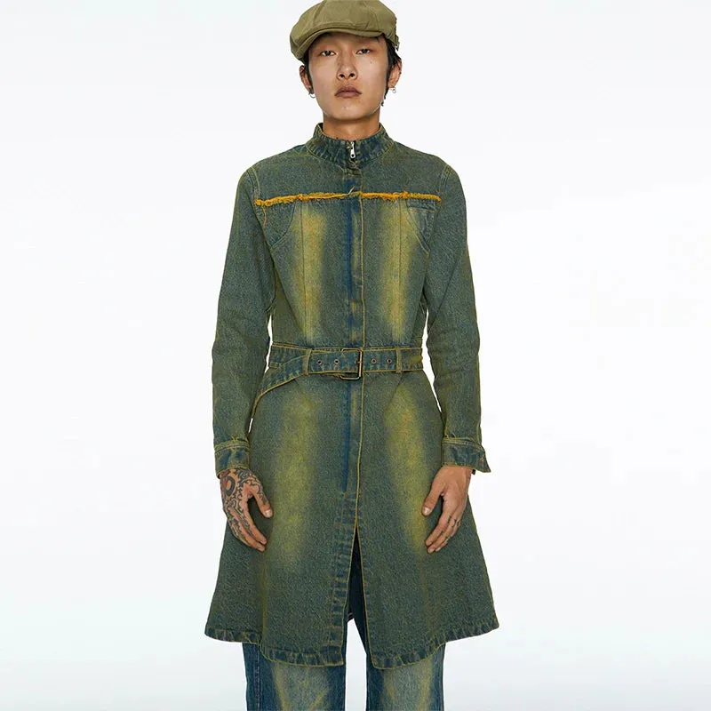 Denim Trench Coat