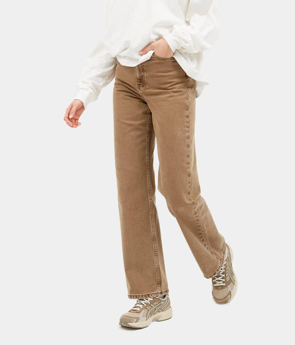 DR DENIM ECHO 2010108 JEANS DONNA WASHED BRINDLE