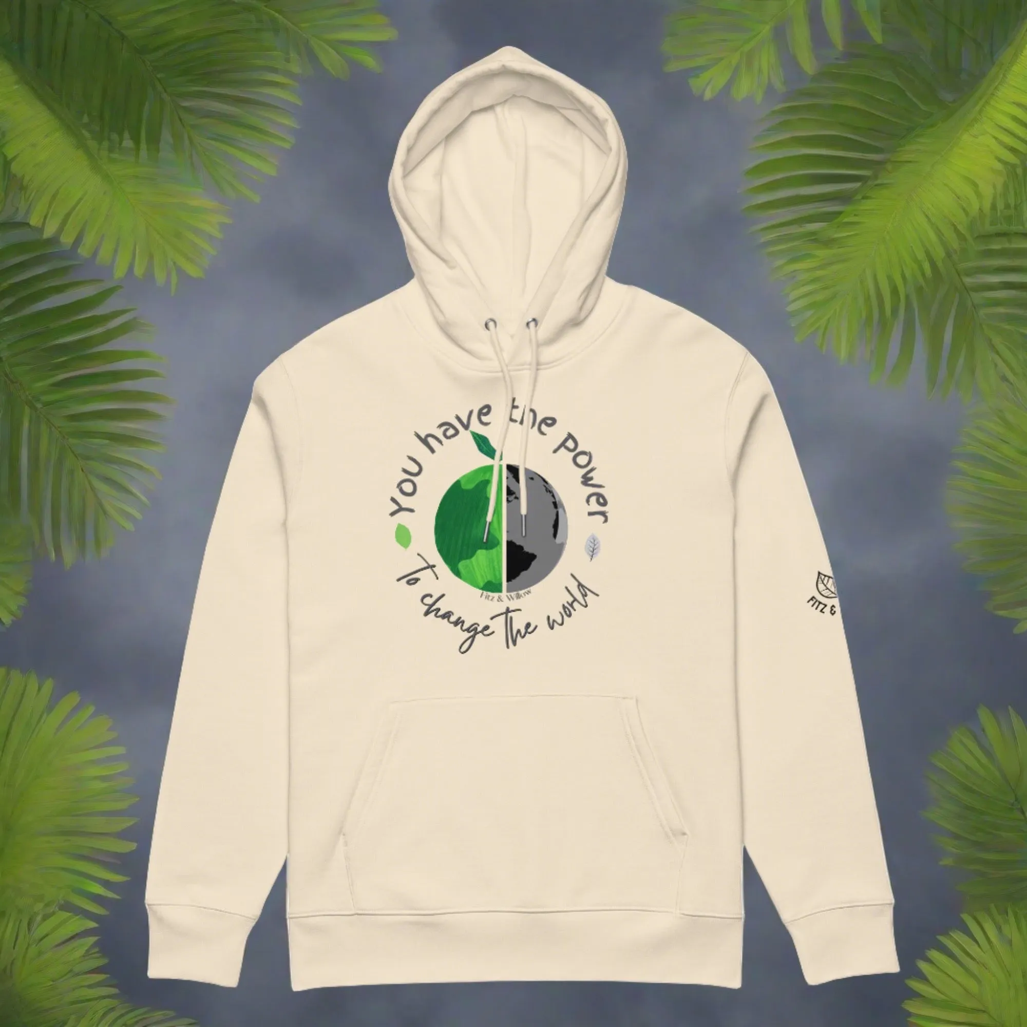 Earth Power, eco hoodie