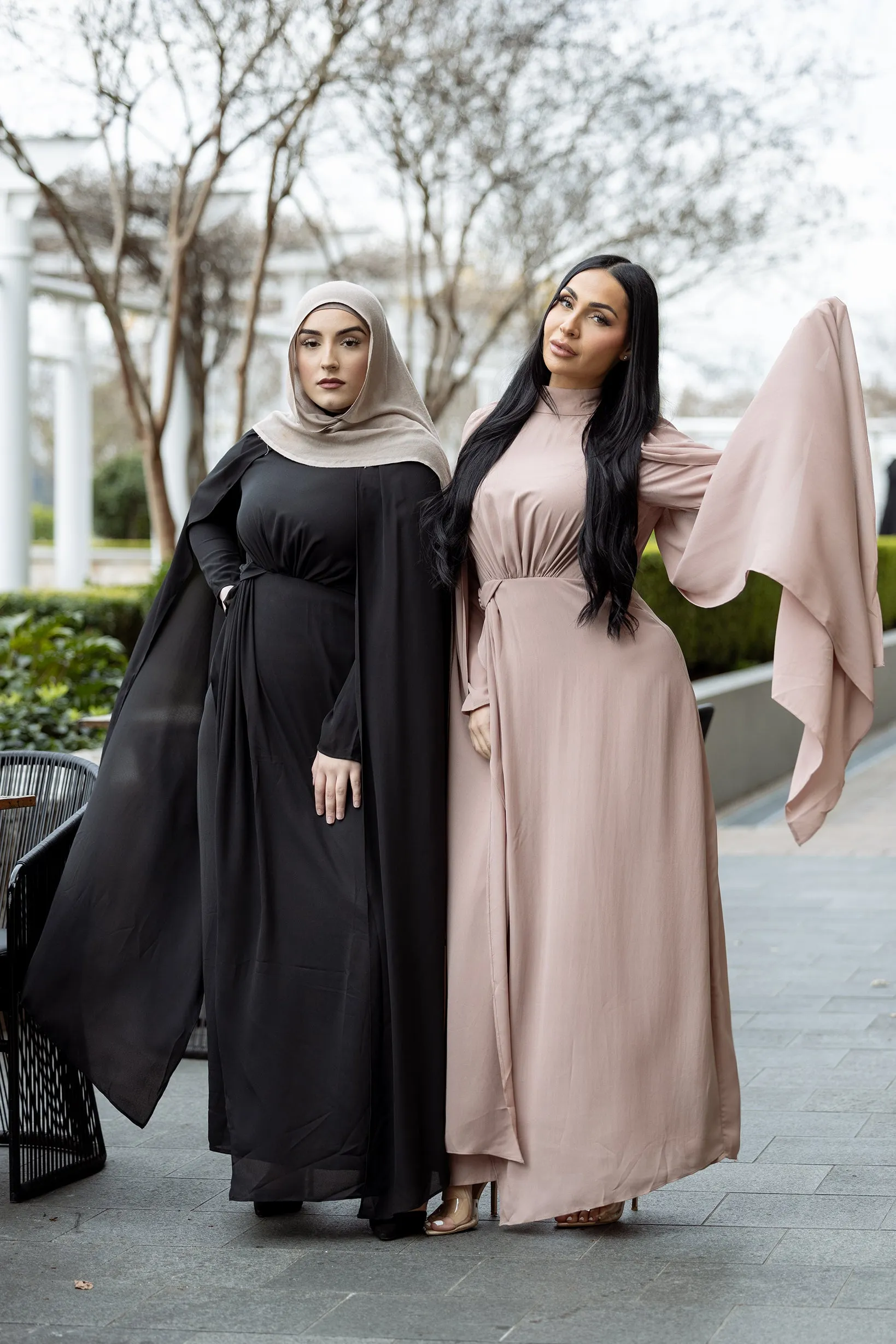 Eminent Cape Sleeve Dress