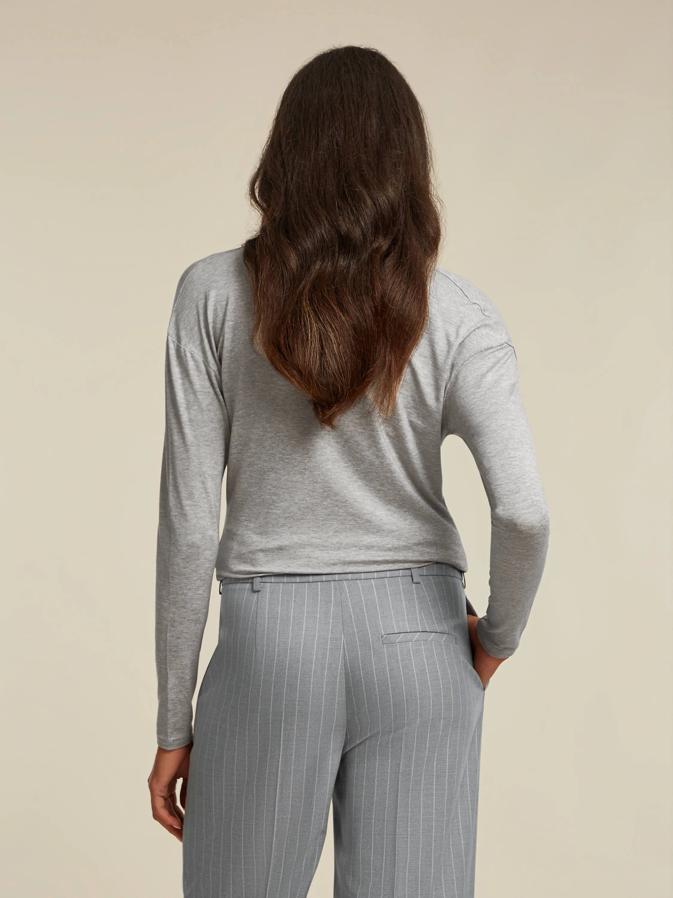 Fergie top - Grey heather