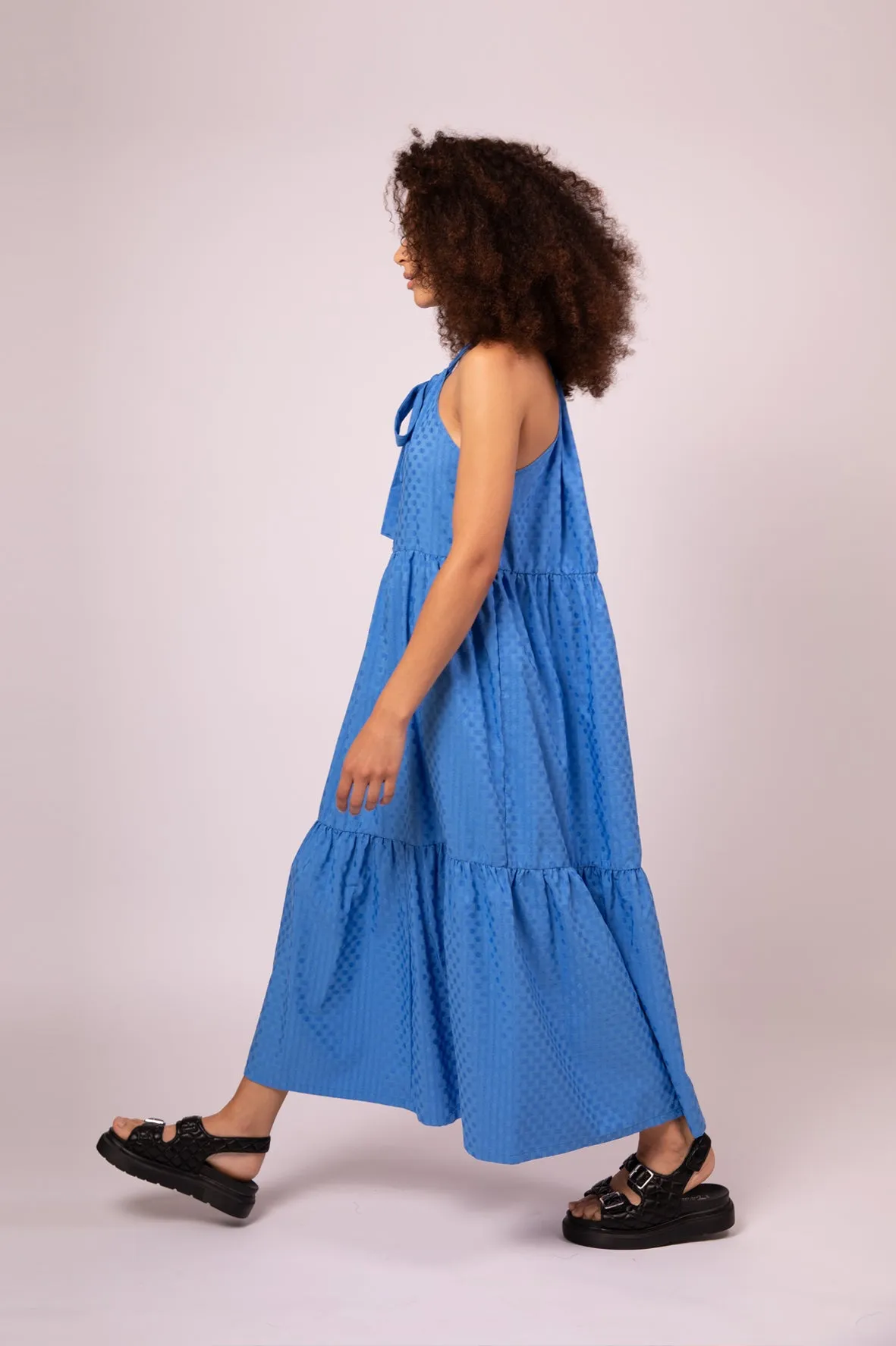 FREYA MAXI DRESS BLUE