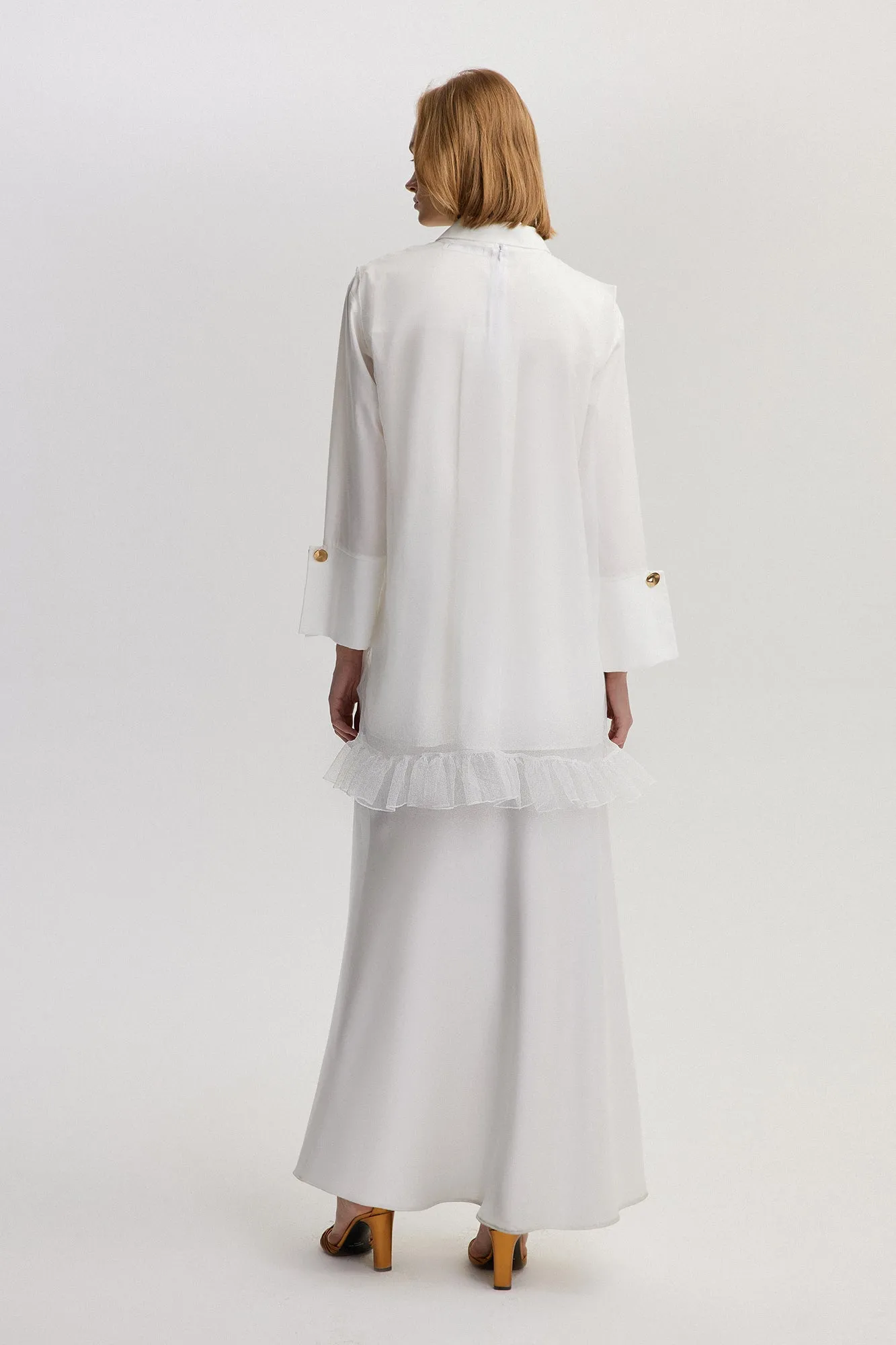 FRILLED ORGANZA TUNIC