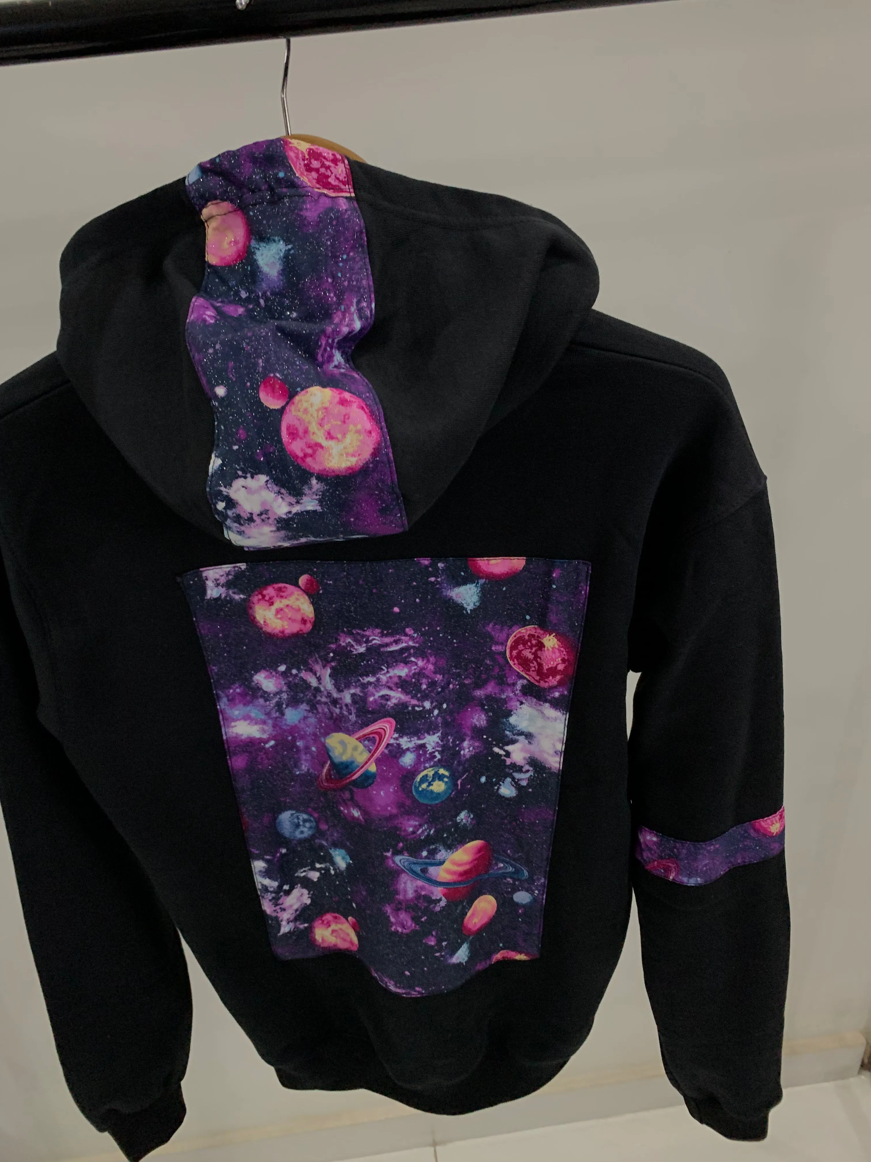 Galaxy Black Hoodie Tracksuit