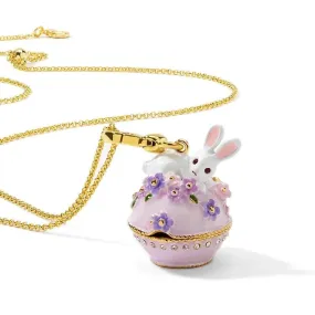 Genuine 18k Gold Plated Copper Gold Bunny and the ' Favorite Ball Locket      Locket Necklace Dark Academia Kawaii Academia Y2K Cottagecore Coquette Fairycore Dollette Princesscore