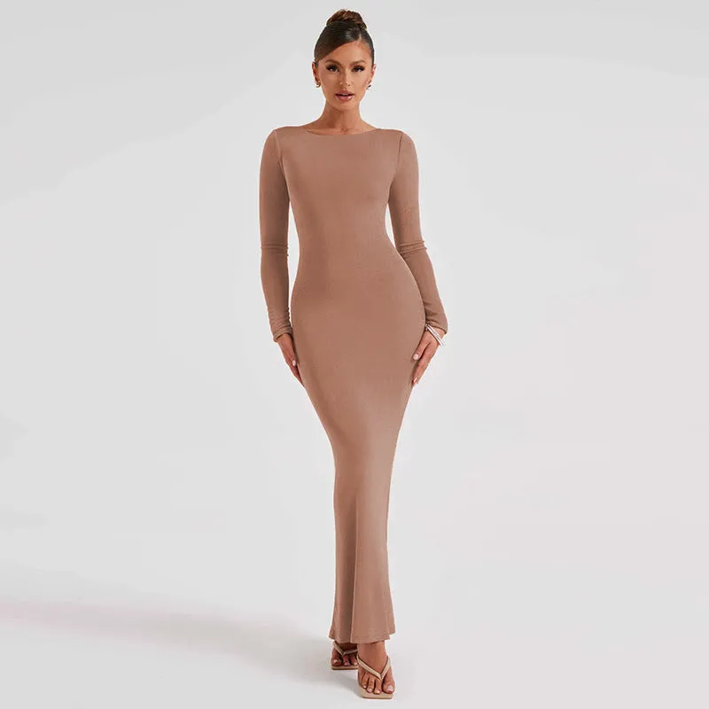 Gina Backless Maxi Dress