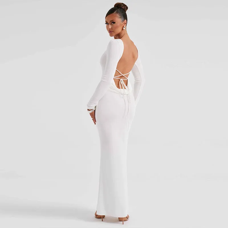 Gina Backless Maxi Dress