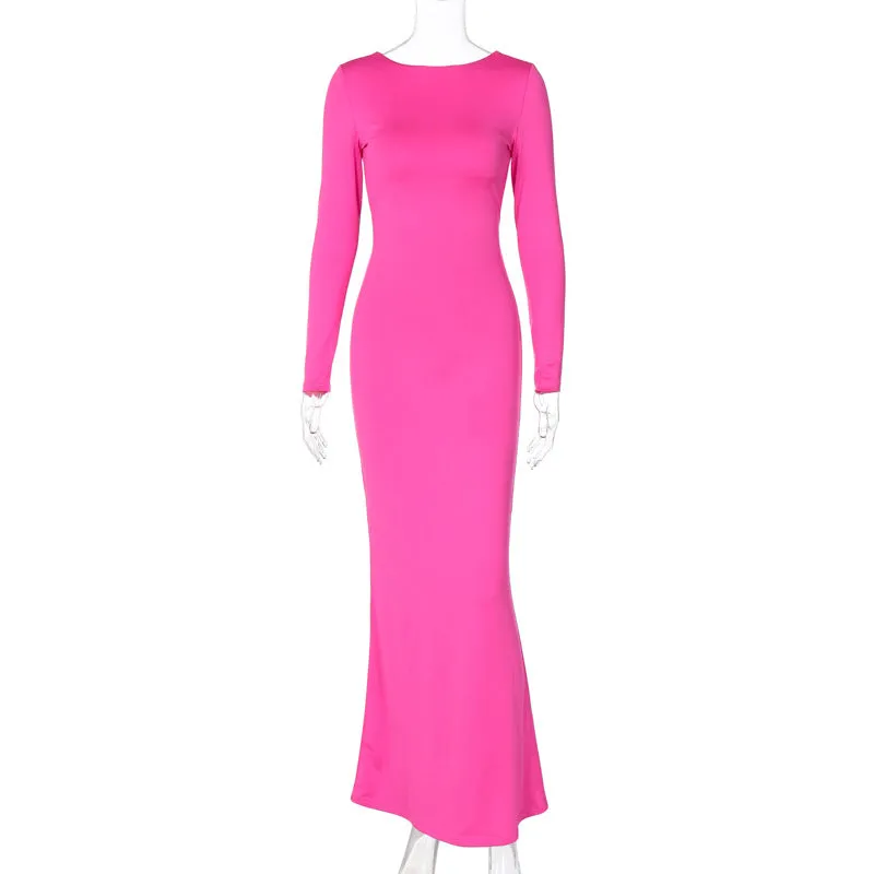 Gina Backless Maxi Dress