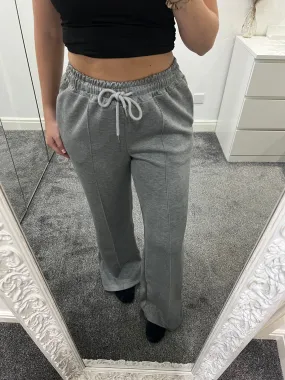Grey wide leg joggers
