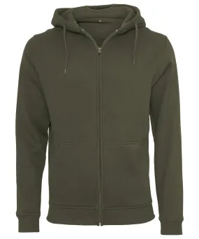 Heavy zip hoodie | Olive