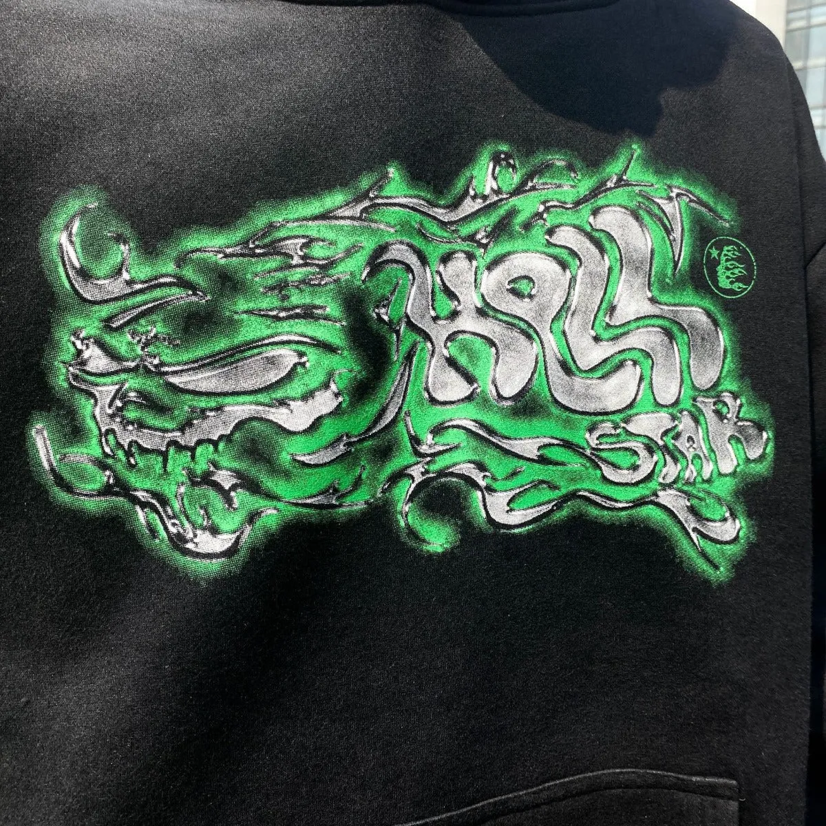 Hellstar Hoodie Graffiti Creative Printing Hip Hop
