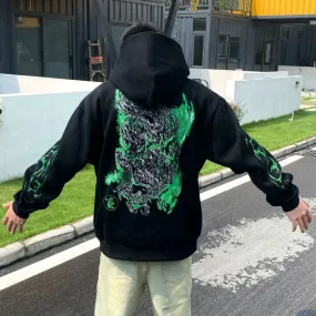 Hellstar Hoodie Graffiti Creative Printing Hip Hop