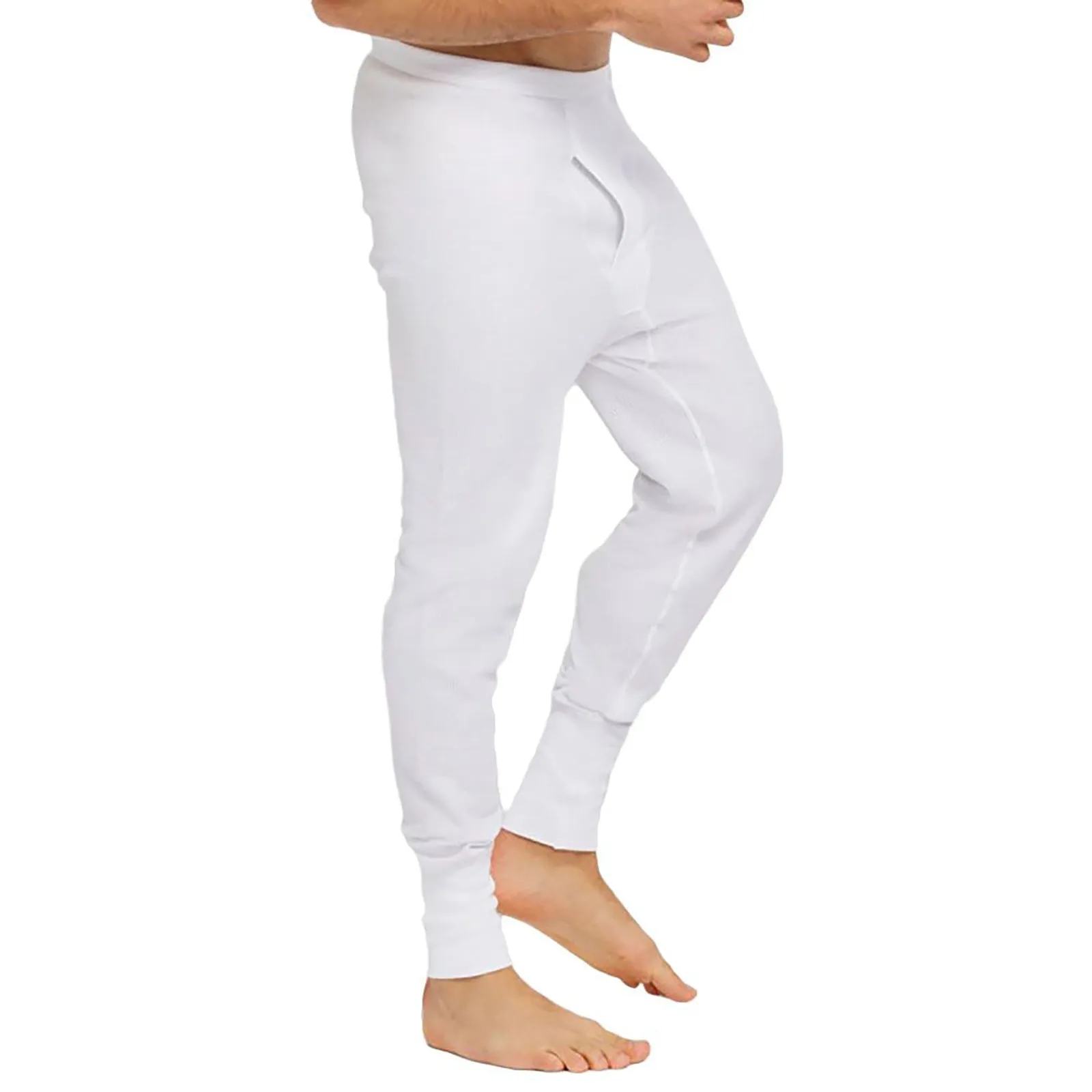 Holeproof Aircel Thermal Mens Long Johns Warm Pants Underwear White MYPY1A Waffle Knit Base Layer