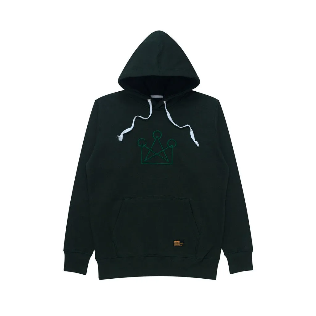 Hoodie NEUE CROWN FOREST GREEN