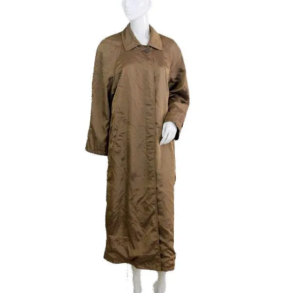 Jones New York Long Trench Coat Gold SKU 000126