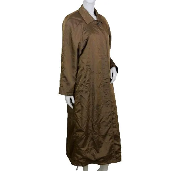 Jones New York Long Trench Coat Gold SKU 000126