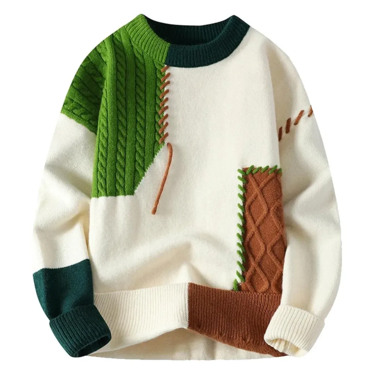 Jules & Jade™ | Patchwork Knit Jumper