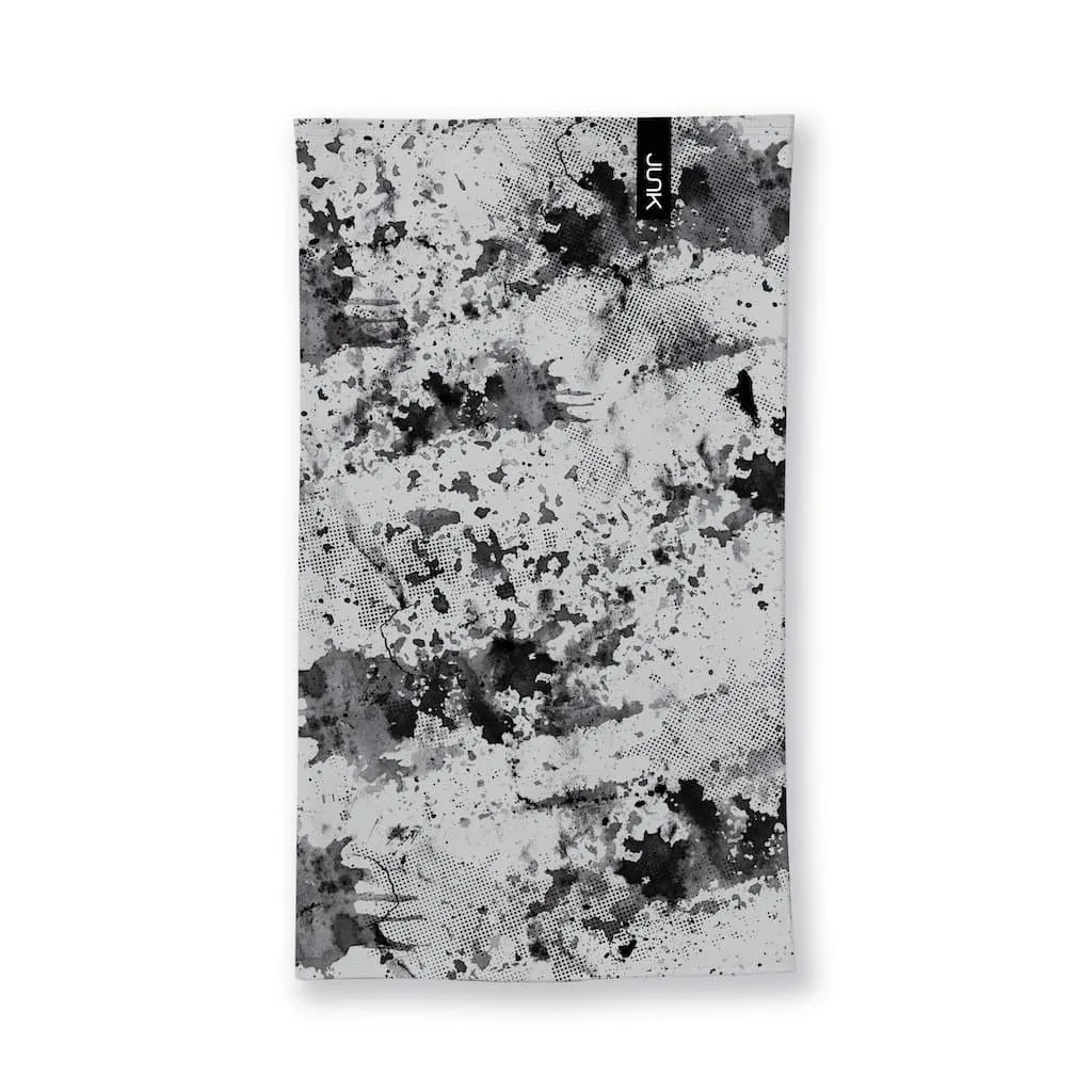 JUNK Soft Grey Grunge Winter Neck Gaiter