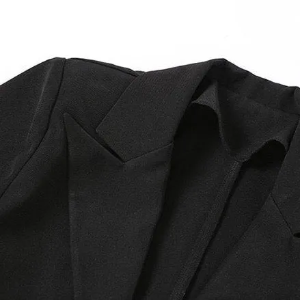 Karim Cropped Jacket with Harness Band