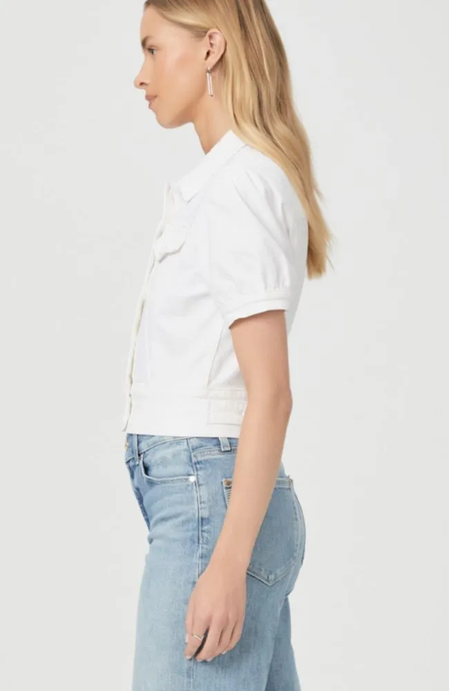 Kendra Jacket in Crisp White