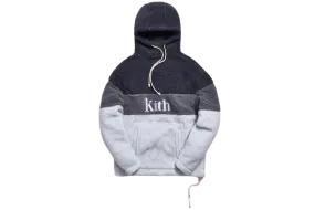 Kith "Sherpa Double Pocket" Hoodie Pearl Blue
