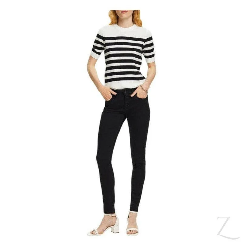 Ladies Super Stretchy Strong Skinny Denim Jeans | Plain | "Roo"