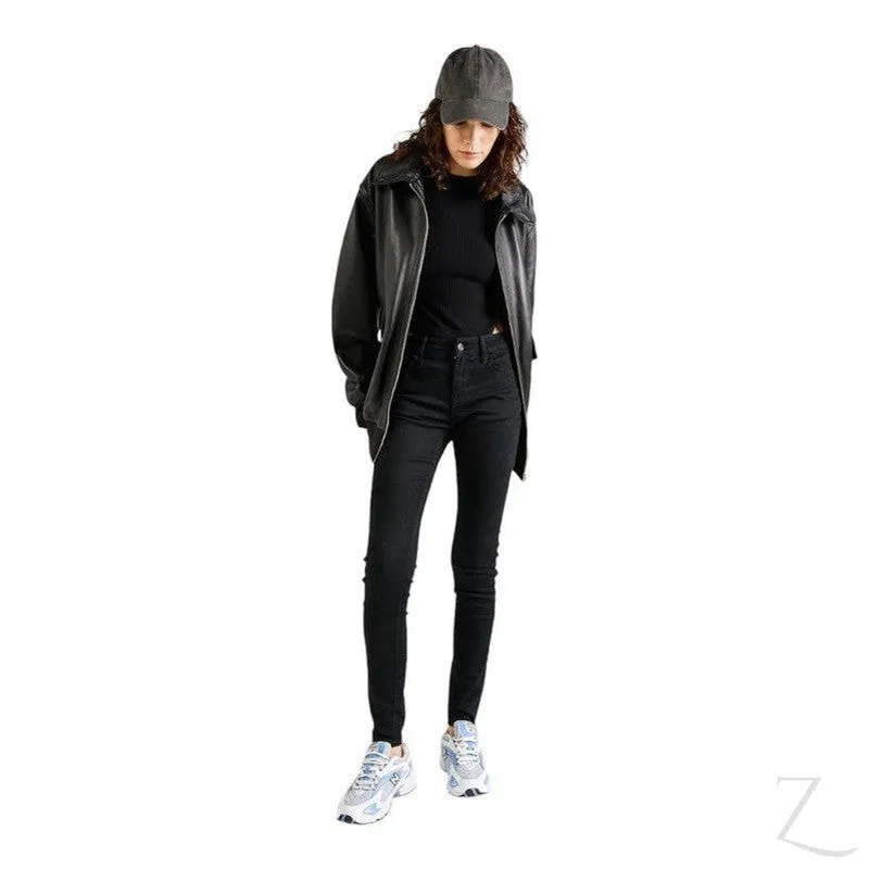 Ladies Super Stretchy Strong Skinny Denim Jeans | Plain | "Roo"