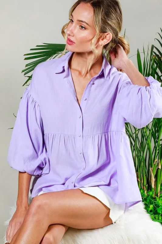 Lavender Blouse