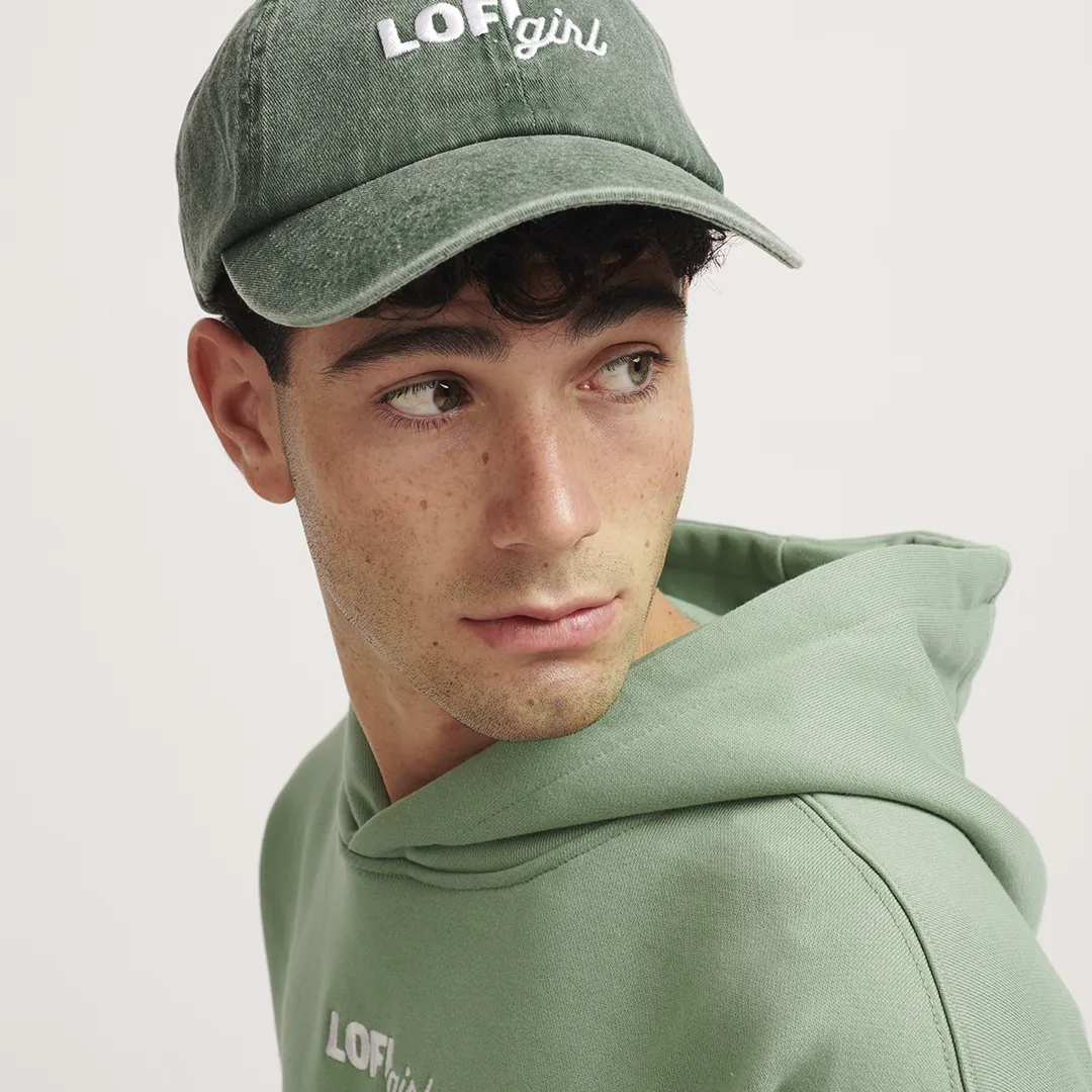 Lofi Girl Sage Green Hoodie (limited edition)