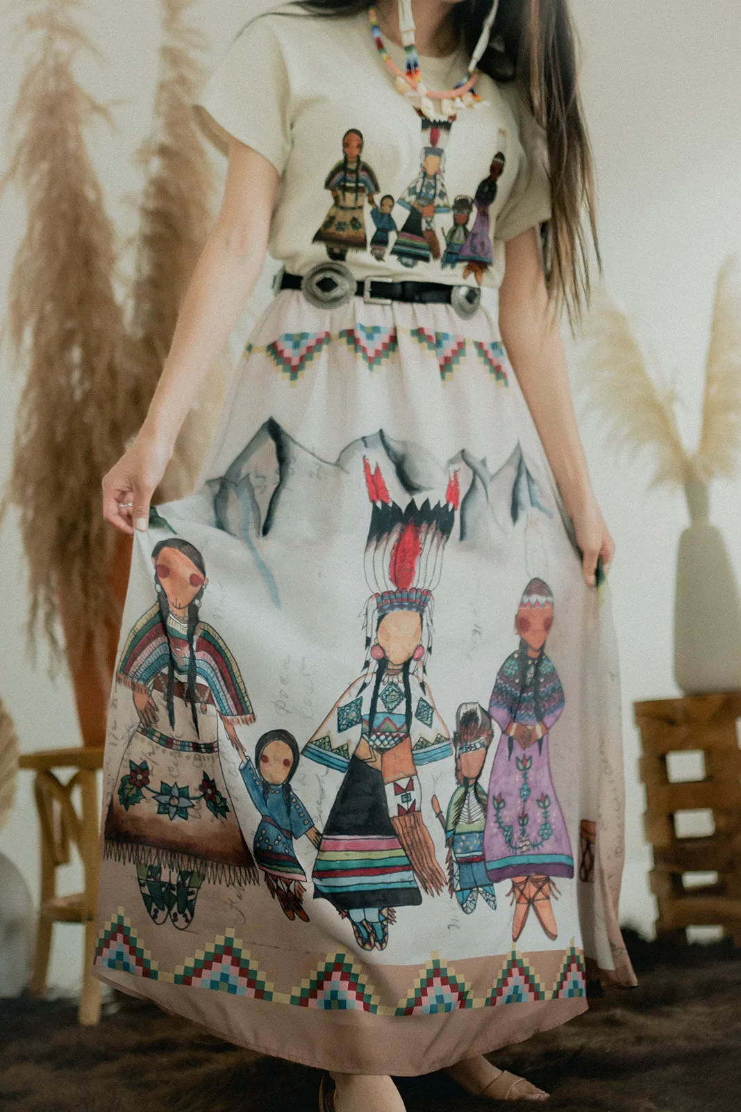 Maxi Ledger Skirt