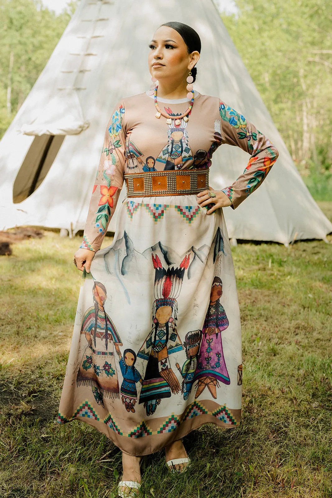 Maxi Ledger Skirt