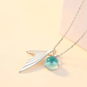 Mermaid's Promise       Necklace Kawaii Academia Y2K Cottagecore Coquette Fairycore Dollette Princesscore