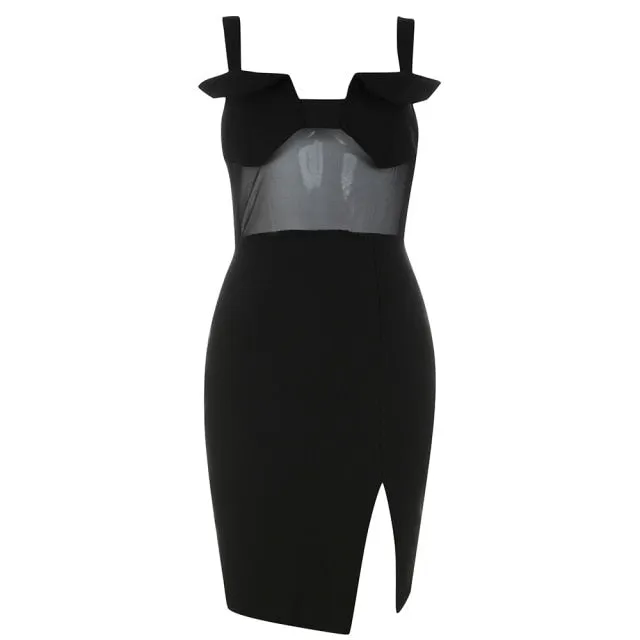 Mini Mesh Slip Dress