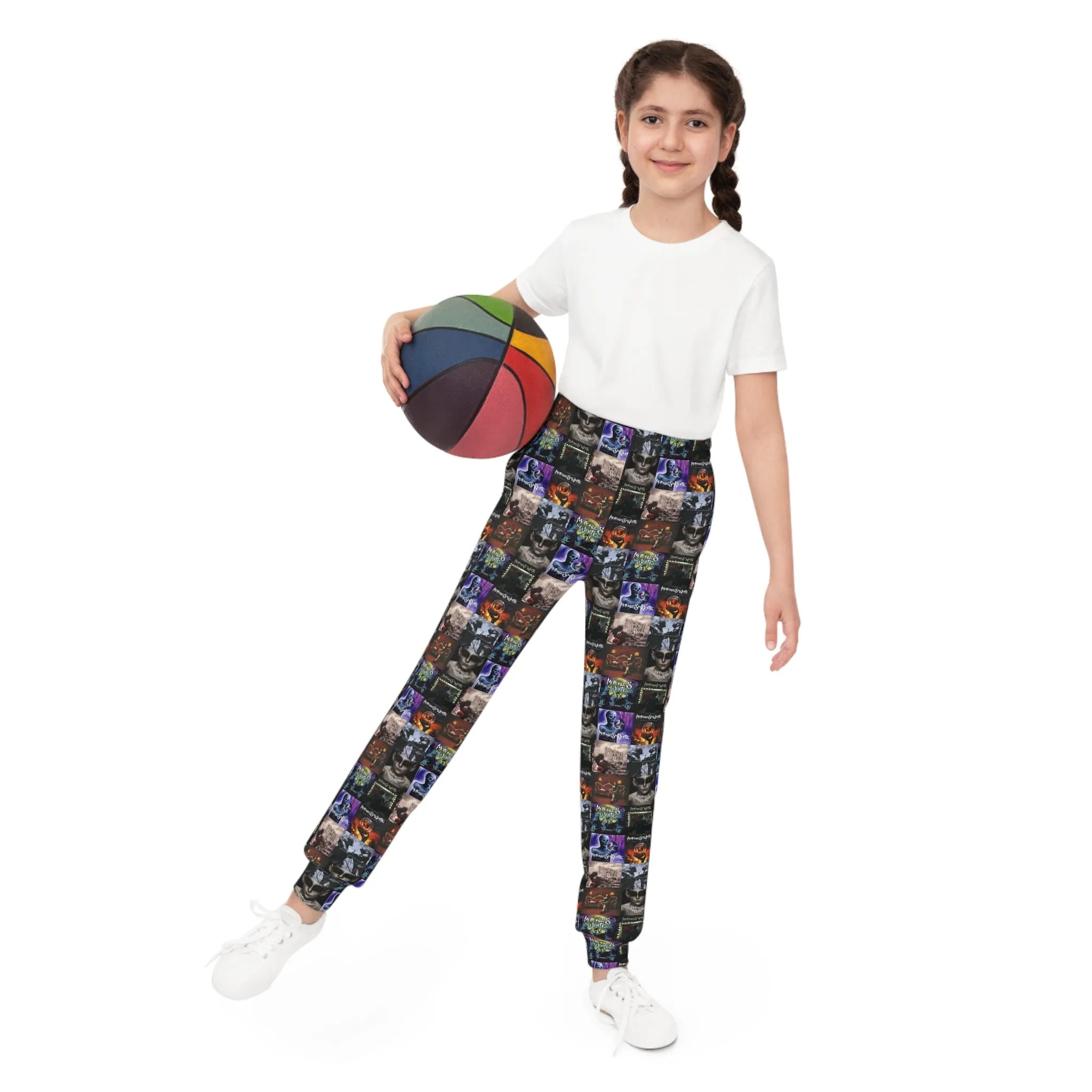 Motionless In White Album Cover Collage Youth Joggers